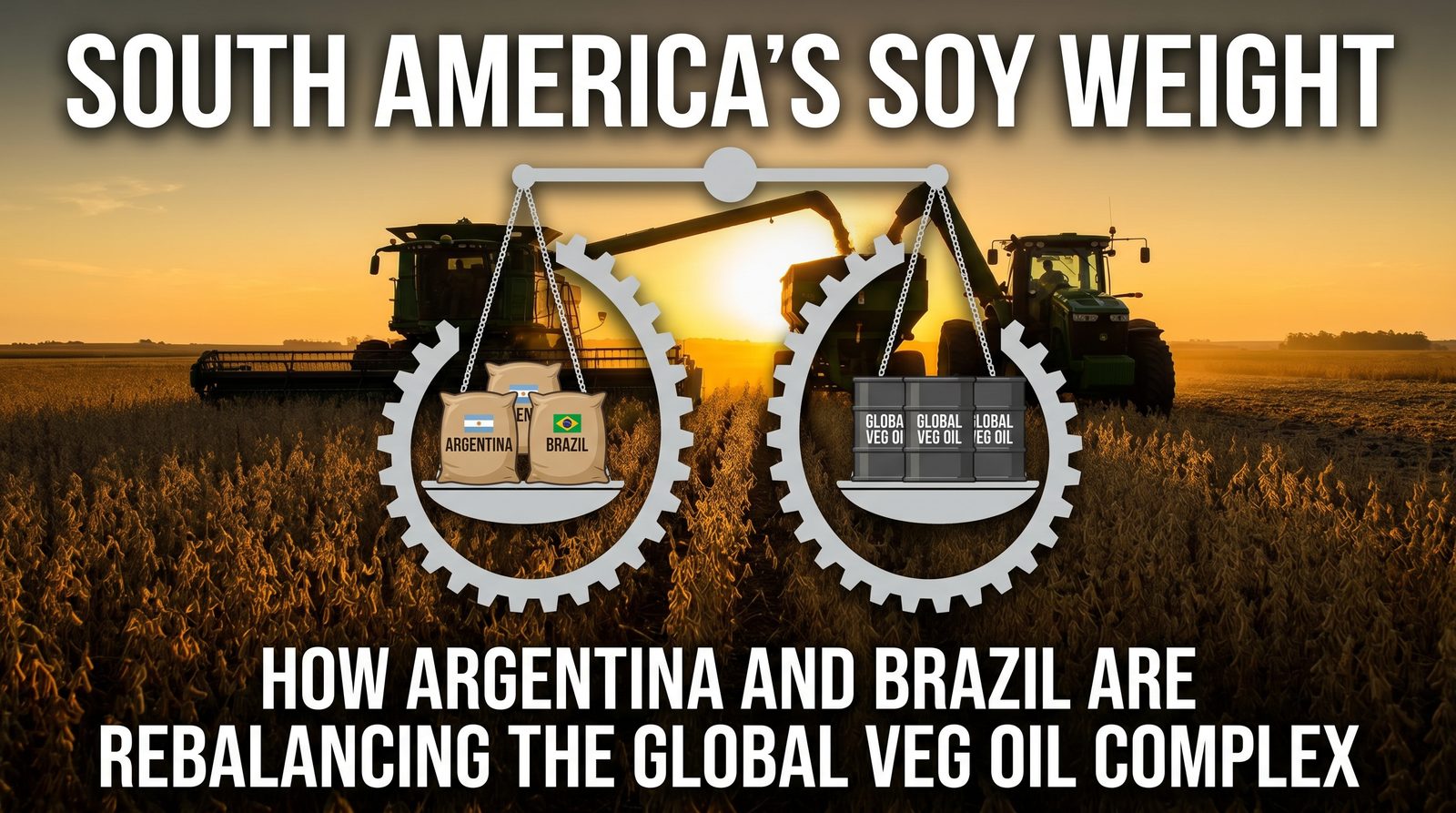 South America's Soy Weight: How Argentina and Brazil Are Rebalancing the Global Veg Oil Complex