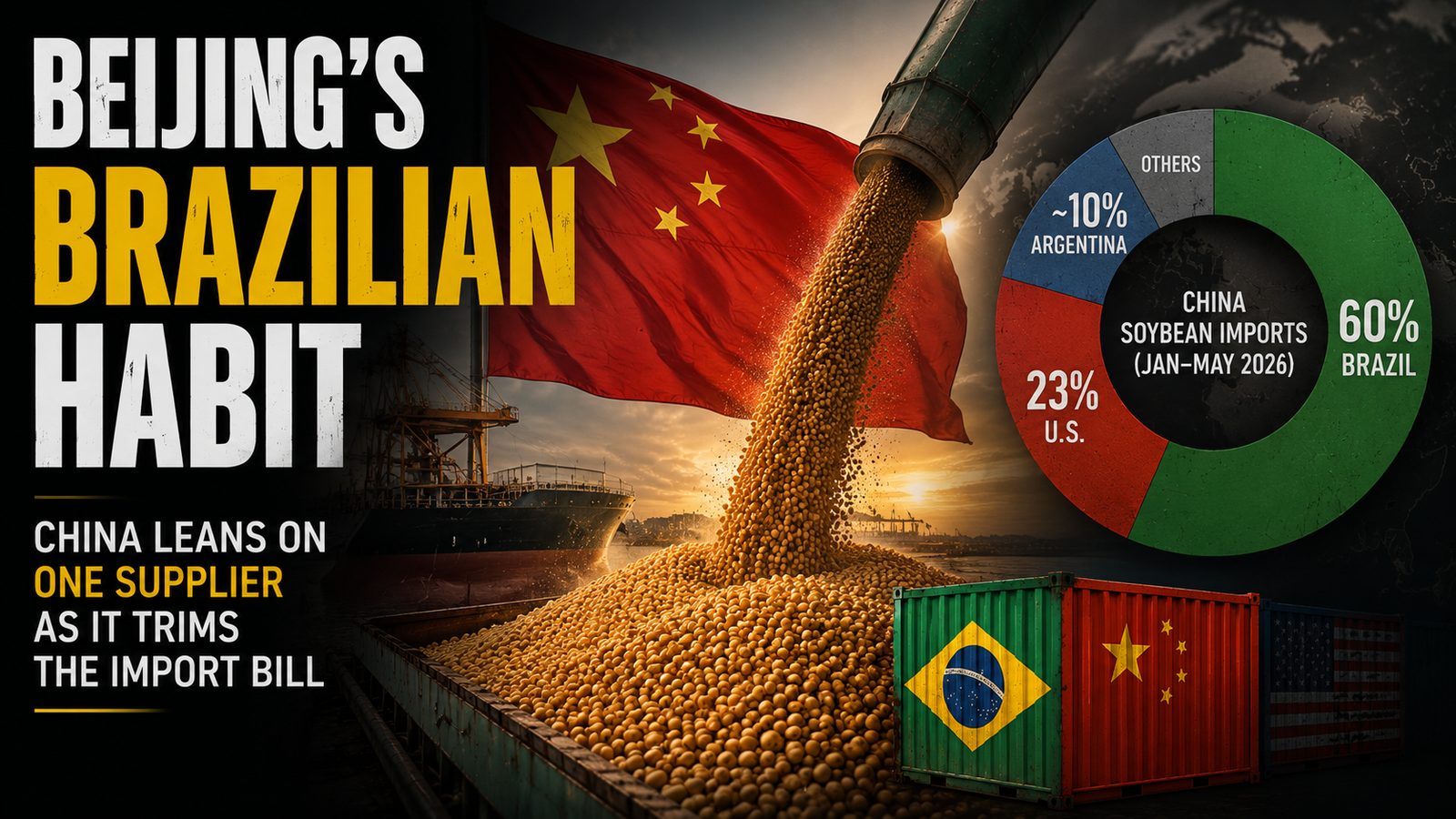 Beijing's Brazilian Habit: China Leans on One Supplier as It Trims the Import Bill