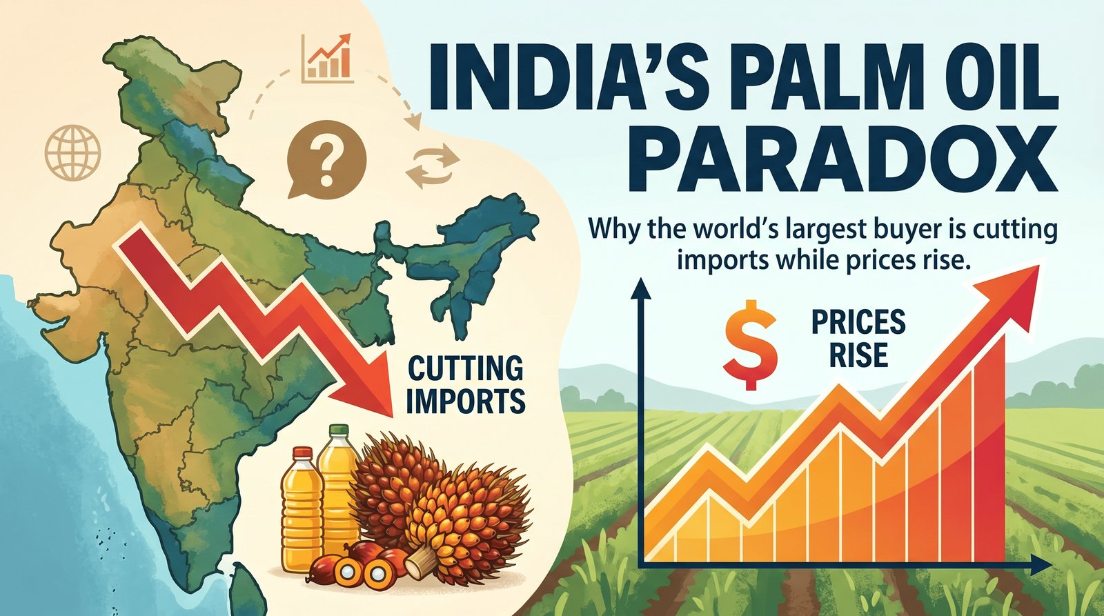 India's Palm Oil Paradox: Why the World's Largest Buyer Is Cutting Imports While Prices Rise