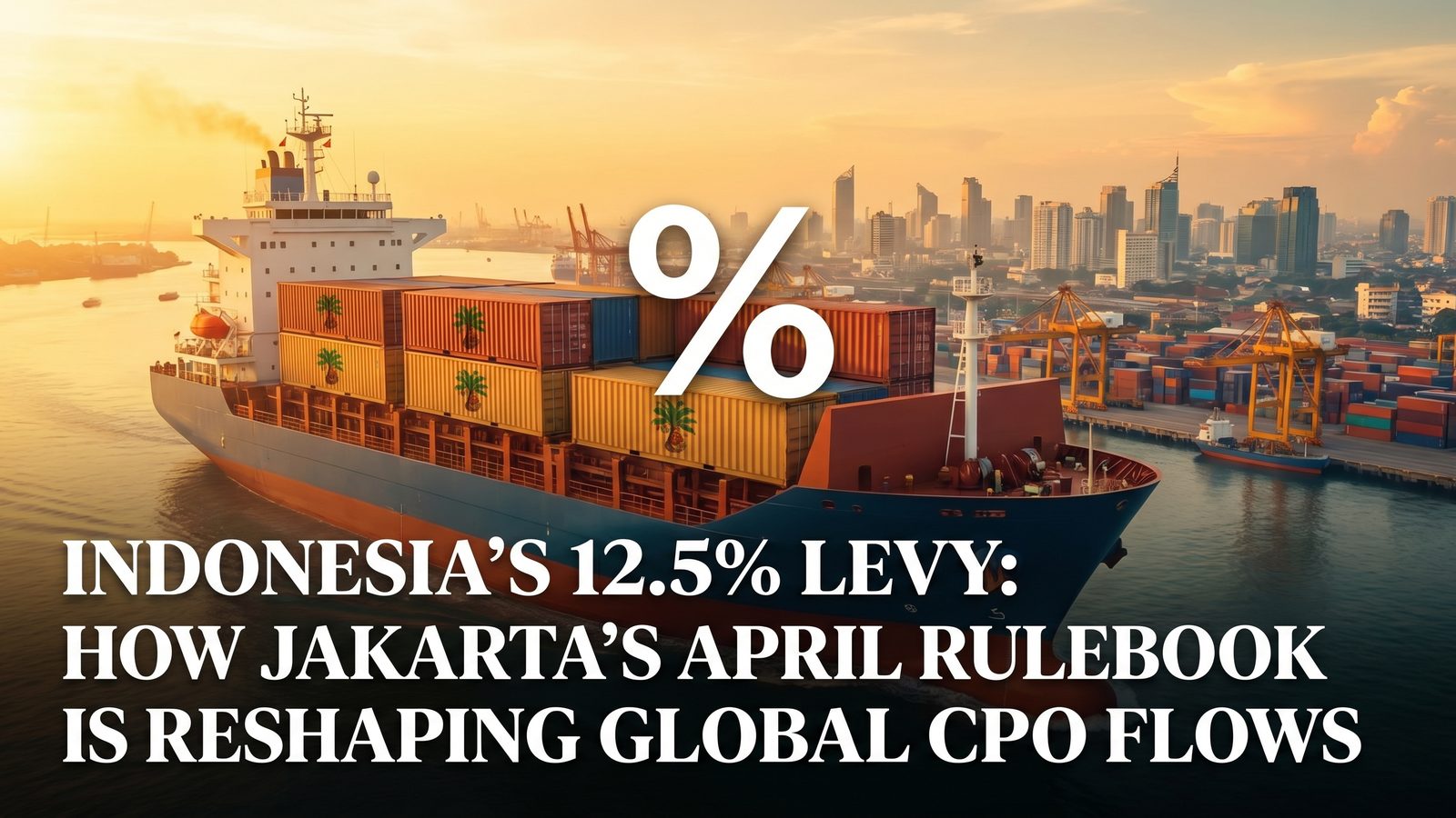 Indonesia's 12.5% Levy: How Jakarta's April Rulebook Is Reshaping Global CPO Flows