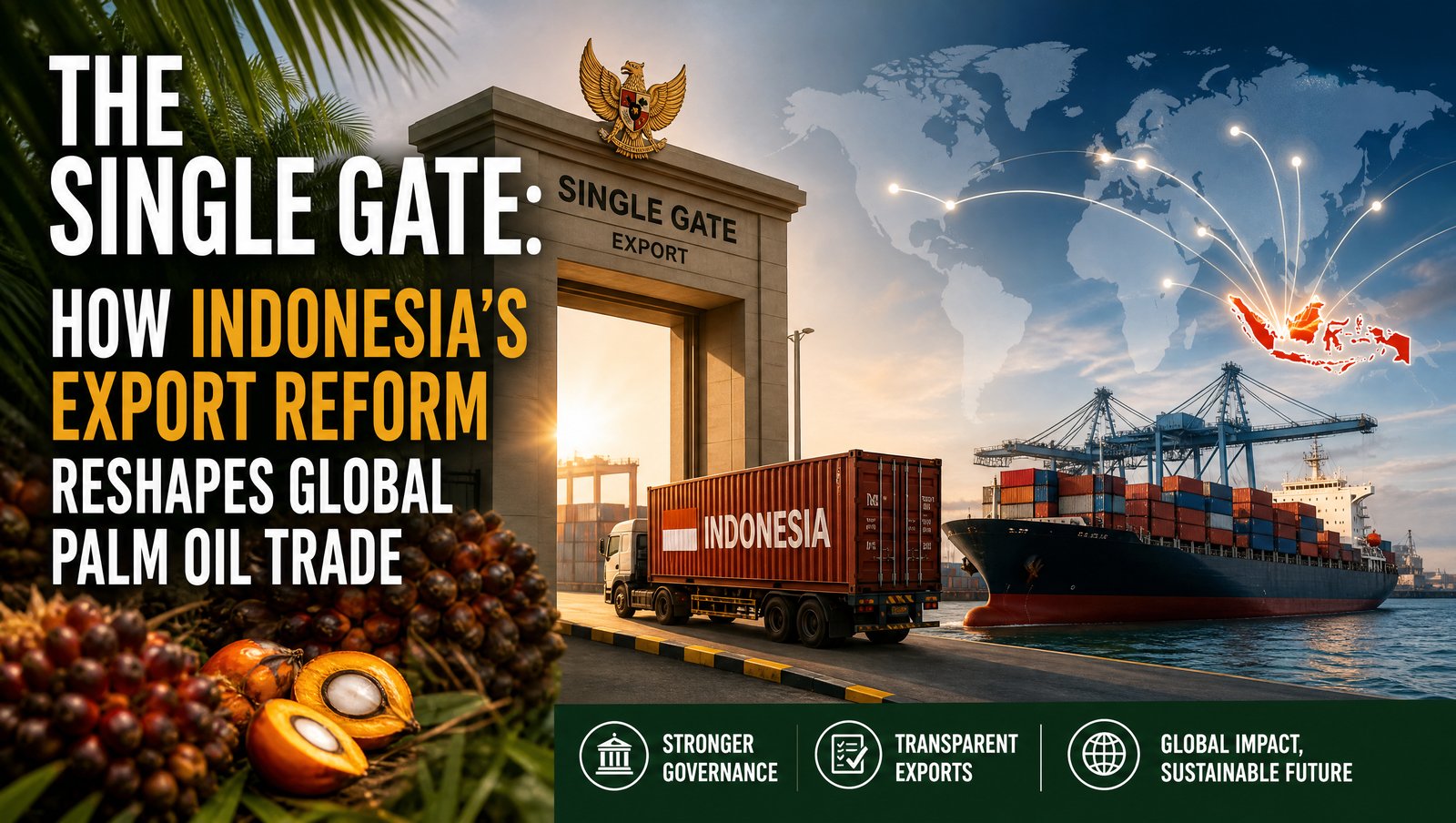 The Single Gate: How Indonesia's Export Reform Reshapes Global Palm Oil Trade