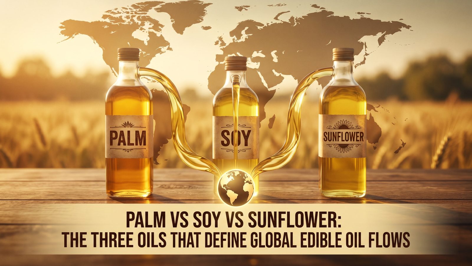 Palm vs Soy vs Sunflower: The Three Oils That Define Global Edible Oil Flows
