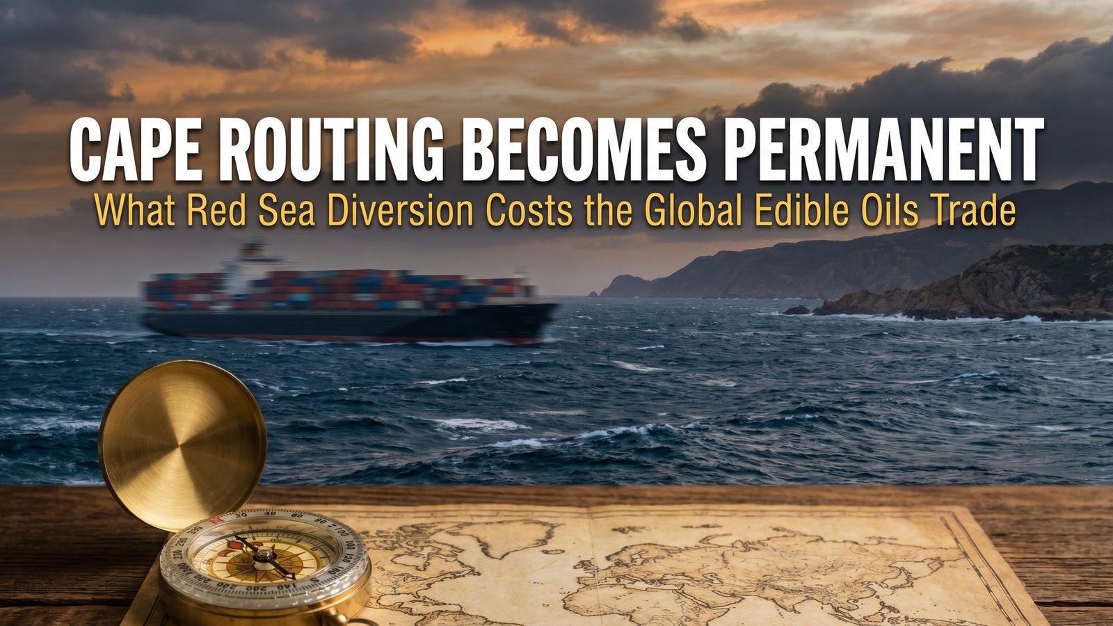 Cape Routing Becomes Permanent: What Red Sea Diversion Costs the Global Edible Oils Trade