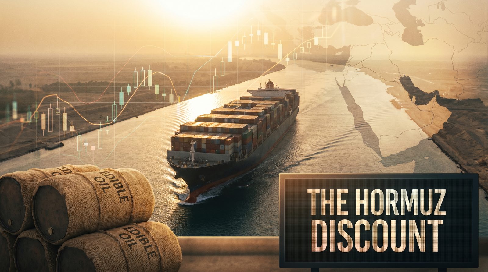 The Hormuz Discount: Pricing Middle East Risk Into Global Edible Oil Markets